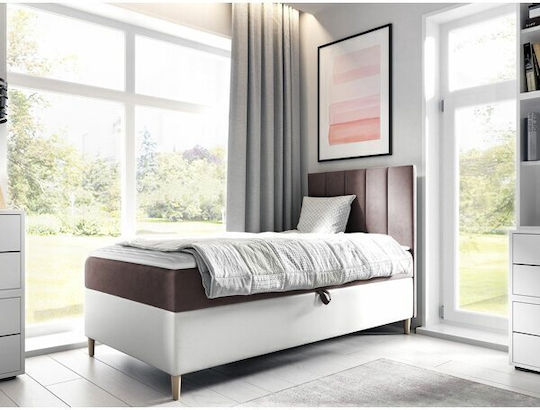 Bed Single Storage Space & Mattress 90x200cm Purple Bed Single Storage Space & Mattress 90x200cm Purple