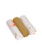 Laessig Shoulder Burp Cloth Orange 80x80cm. 3pcs