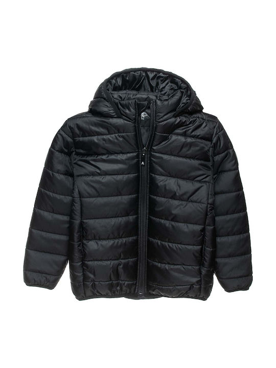 Kids' Casual Jacket with Hood Black