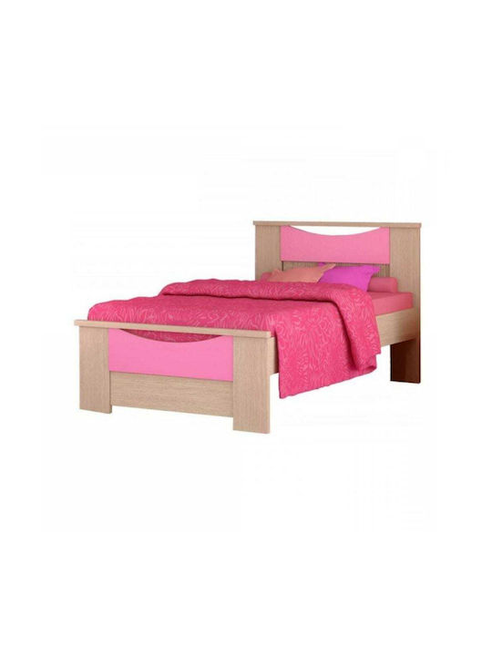Smile Kids Bed Classic Semi Double Pink for Mat...