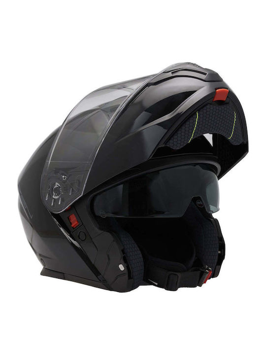 Zen ZN-918 Titanium/Grey Cască Moto Flip-Up ECE 22.06 cu Sunvisor