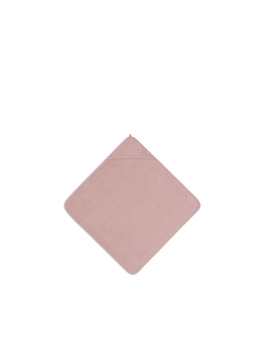 Jollein Βρεφική Κάπα-Μπουρνούζι με Κουκούλα Wild Rose 75x75εκ.