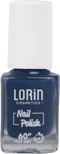 Lorin Glossy Nail Polish Quick Dry Blue 128 13ml