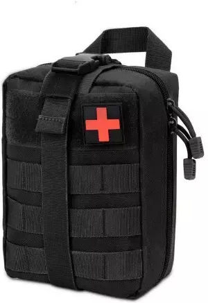 TacMed Στρατιωτικό Τσαντάκι Ζώνης Μαύρο