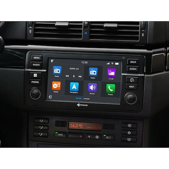 Dynavin Ηχοσύστημα Αυτοκινήτου για BMW E46 1998-2006 (Bluetooth/USB/WiFi/GPS/Apple-Carplay/Android-Auto) με Οθόνη Αφής 7"