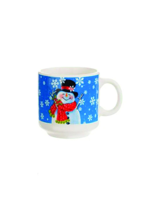 Christmas Cup Ceramic Red