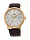 Orient Men's Watch 41.6mm Automatic with Brown Leather Strap