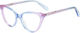 Kate Spade Παιδικός Κοκκάλινος Σκελετός Γυαλιών Cat Eye Μωβ