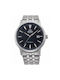 Orient Contemporary Ανδρικό Ρολόι 41.6mm Αυτόματο με Ασημί Μεταλλικό Μπρασελέ