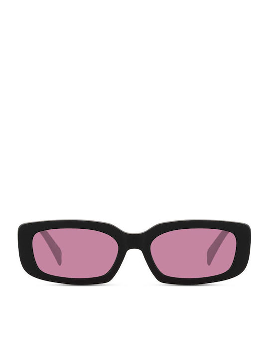 NIB New Meller Nayah Black Pink Sunglasses Unisex Meller Nayah Unisex Sunglasses with Black Plastic Frame and  main image 3