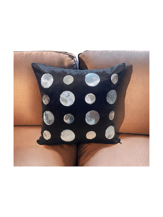 Linea Home Față De Pernă Din Catifea Maro 45x45cm