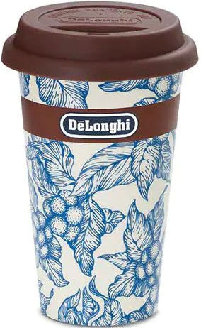 Delonghi Ceramic Jug Dlsc064 Double Wall Thermal Delonghi Blue Flower 300ml Silicone Lid