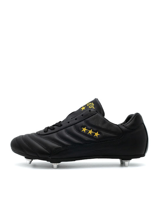 Pantofola D'Oro SG Fußballschuhe mit Stollen Schwarze