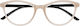 Silac Reading Glasses +3.50 in Beige color