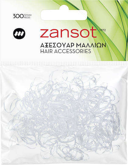 Zan Sot Λαστιχάκια Μαλλιών Διάφορα Χρώματα Σετ Λαστιχάκια 300τμχ