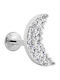 Piercing.gr Ohrringe aus Stahl mit Steinen