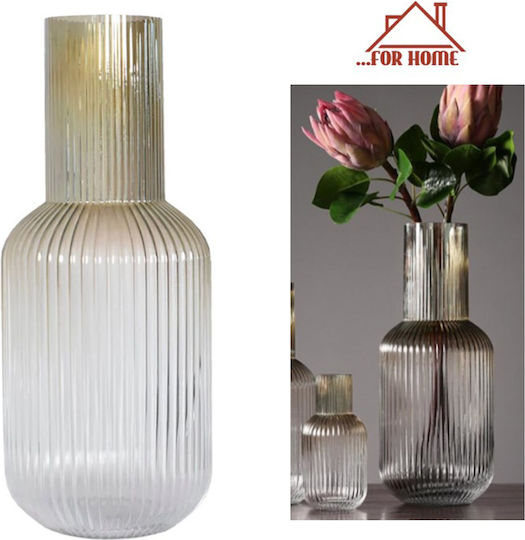 ForHome Dekorative Glasvase Transparente 10.5xH21cm