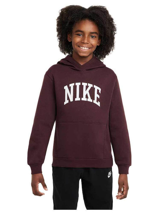 Nike Fleece Παιδικό Φούτερ με Κουκούλα και Τσέπ...