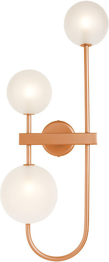 Luma Lamp Wall with Socket G9 Copper 67cm