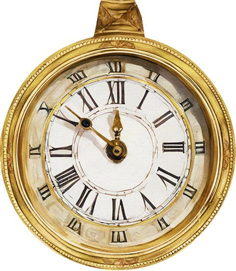 Decoupage Serviette 1 Stück Vintage Uhr