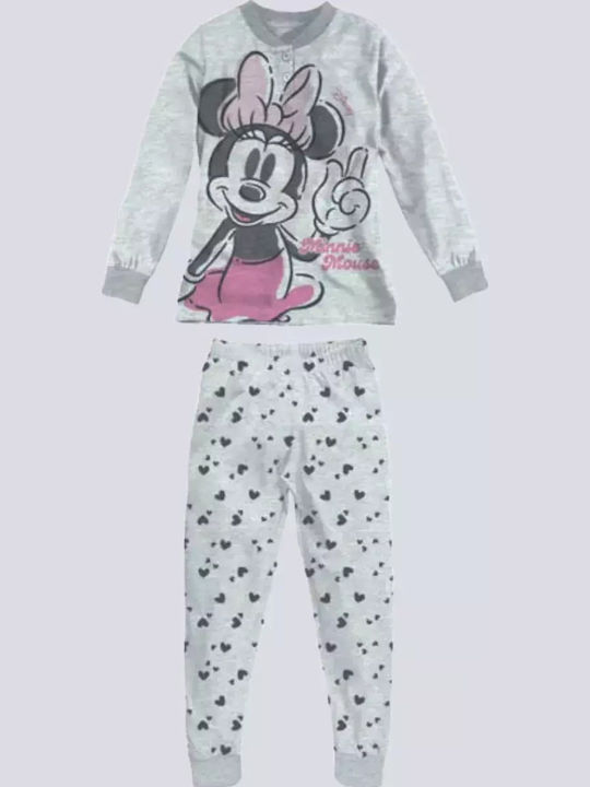 Sabor Pijama pentru copii De iarnă Din bumbac Gri