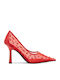 Pointed Toe Red Heels Genisi-j Red 01140