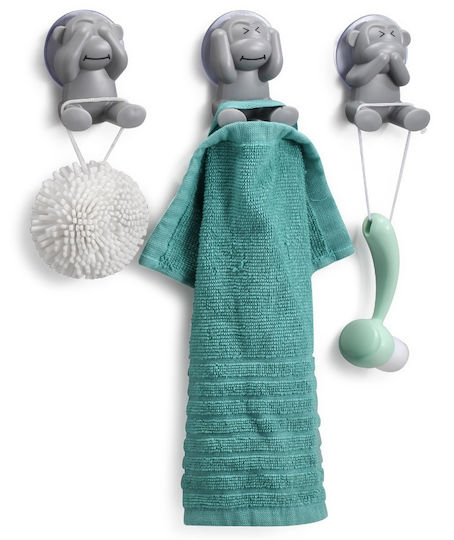 Suction Hook Monkey W7891 6.4x3.5x8cm Viosarp