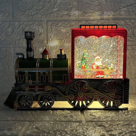 Crăciun Glob de Zăpadă Iluminată Baterie 19x10x29cm 1buc