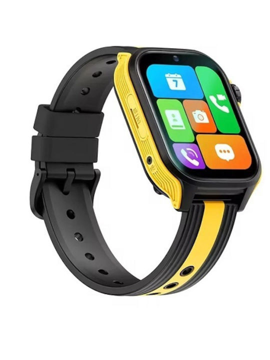 Kinder-Smartwatch 4G Mit GPS Und Kamera Schwarz
