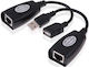 Usbrj45e USB 50μ Extension Adapter Pair