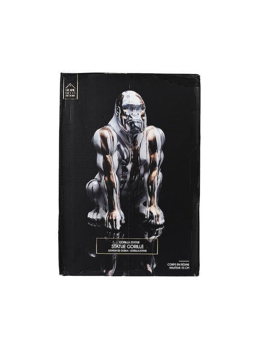 The Home Deco Factory Dekorativer Gorilla aus Polyresin 29.5x45x28cm 1Stück