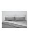 Anna Riska Sheet Sets Queen with Elastic 160x200+25cm. Premium 5010 Gray 4pcs
