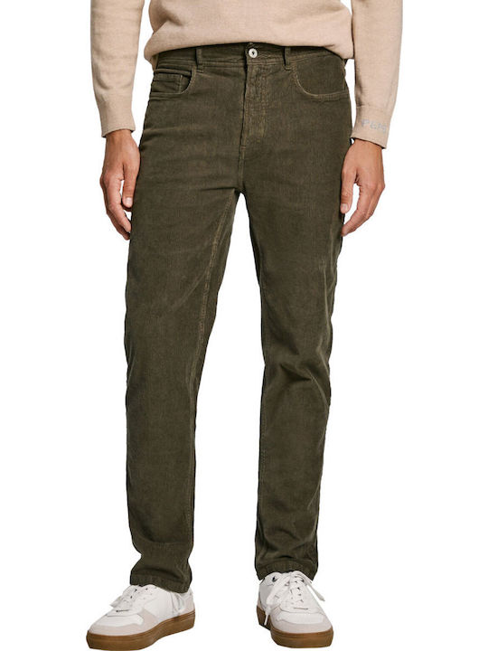 Pepe Jeans Παντελόνι σε Slim Εφαρμογή Leaf Green