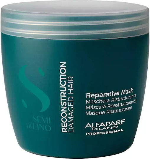 Alfaparf Milano Professional Semi Di Lino Reconstruction Reparative Μάσκα Μαλλιών για Επανόρθωση 500ml