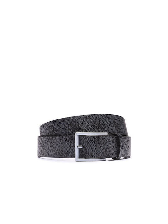 Guess Men's Leather Belt Black