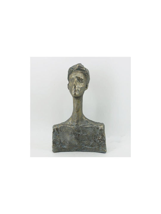 Sculptură Decorativă de Masă Umană Gri 19x10x30cm 14075 752-27208