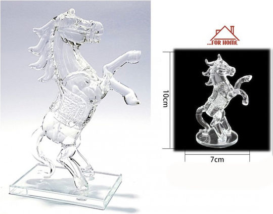 Διακοσμητικό Χώρου Κρυστάλλινο Άλογο 7x10cm Forhome 05205475 Home