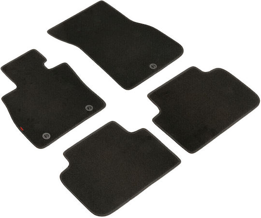 Lampa Set of Front and Rear Mats 4pcs for BMW Series 1 2019 Black