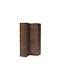 Двойна врата Гардероб Ъгъл Stanton C111 Dark Linden 106x90x192см