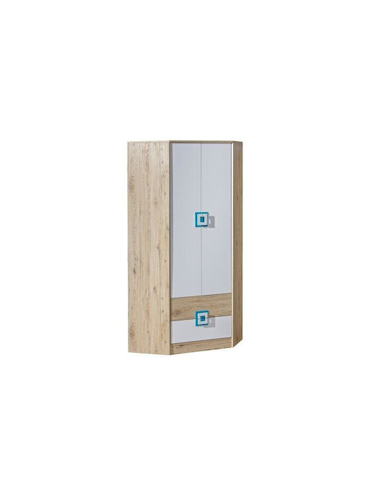 Doppeltür Kleiderschrank Ecke Akron F102 Light ...
