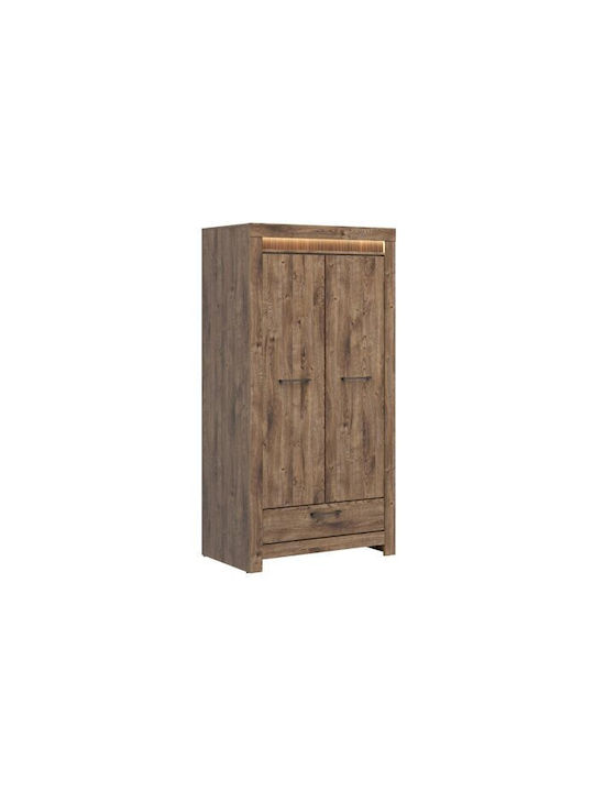 Ușă dublă Dulap de Haine Boston Ct109 Ribbeck Oak 102x62x200cm