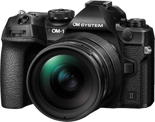 Olympus OM-1 Mark II Mirrorless Camera Kit (ED 12-40mm F2.8 PRO II) Black