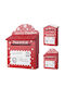 Koopman Christmas Wooden Figure Mailbox Height 20cm (Μiscellaneous Designs)
