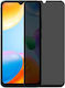 Privacy Tempered Glass Screen Protector 9H Full Cover for Xiaomi Redmi A3 4G Black Edges