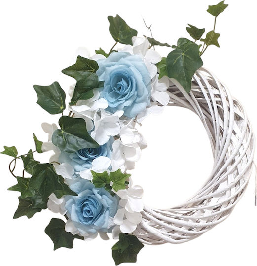 Wreath with Peonies and Roses 30cm