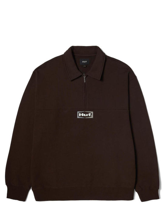 HUF Slate Quarter Zip Fleece Φούτερ Slate