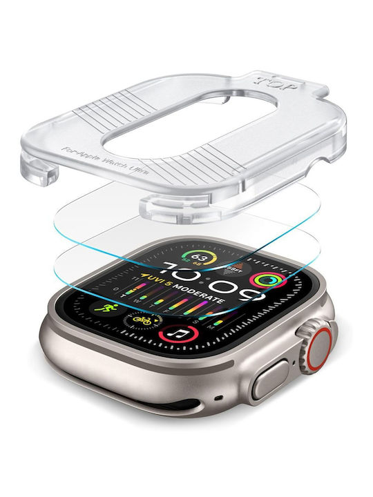 Gehärtetes Glas Tech-protect Supreme Set 2er-Pack Apple Watch Ultra 1 / 2 49 mm Klar