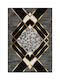 Conceptum Hypnose Rug Rectangular Black-gold