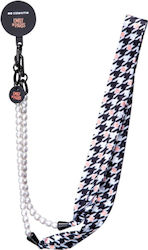 Sbs Emily In Paris Universal Neck Strap Foulard Phones 60cm Pied De Poule