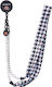 Sbs Emily In Paris Universal Neck Strap Foulard Phones 60cm Pied De Poule